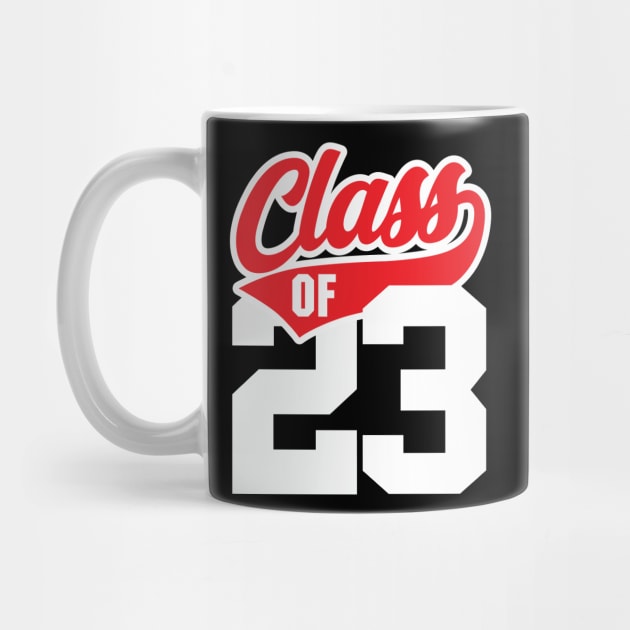 Class of 23 Graduate Vintage Athletic Graduation 2023 by DetourShirts